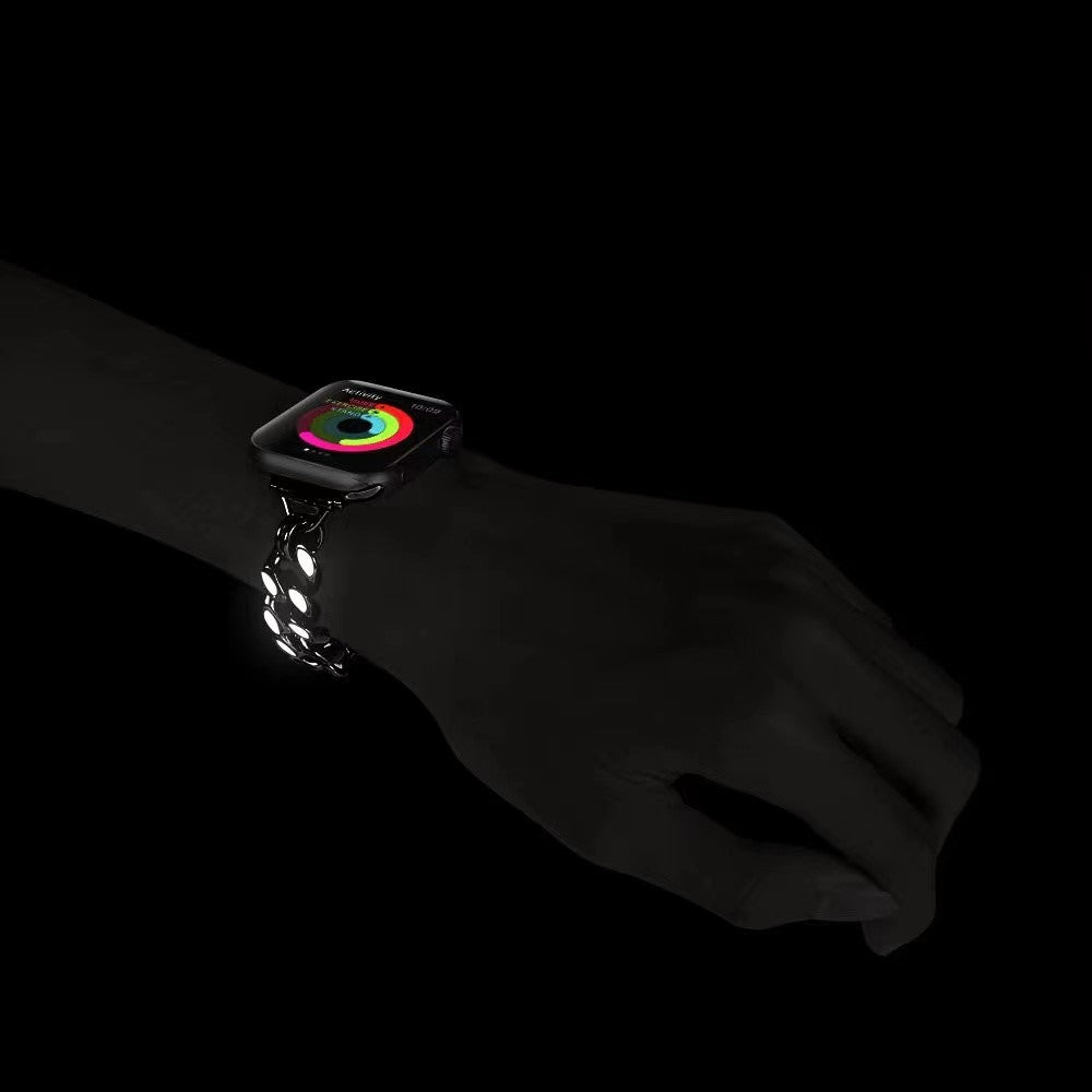 Super slidstærk Universal Apple Metal Rem - Sort#serie_1