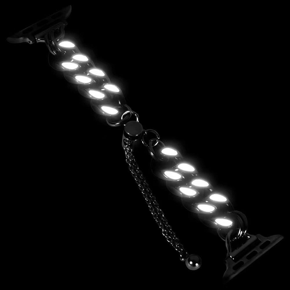 Super slidstærk Universal Apple Metal Rem - Sort#serie_1