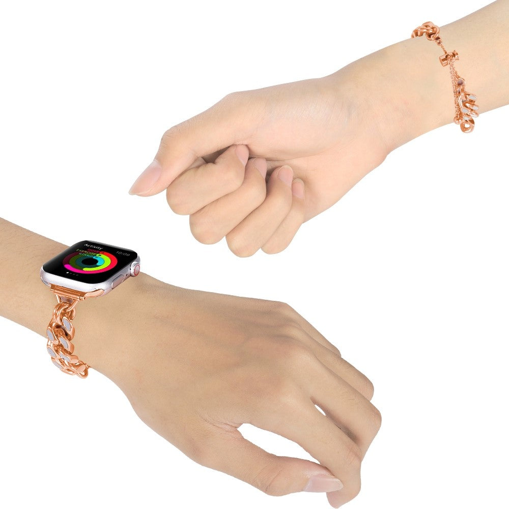 Super slidstærk Universal Apple Metal Rem - Pink#serie_3