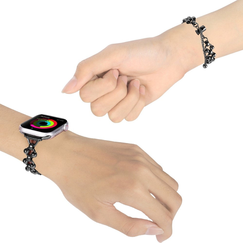 Rigtigt hårdfør Universal Apple Metal Rem - Sort#serie_1