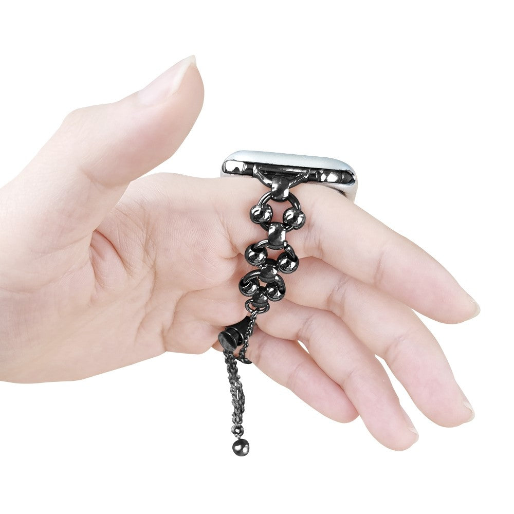 Rigtigt hårdfør Universal Apple Metal Rem - Sort#serie_1