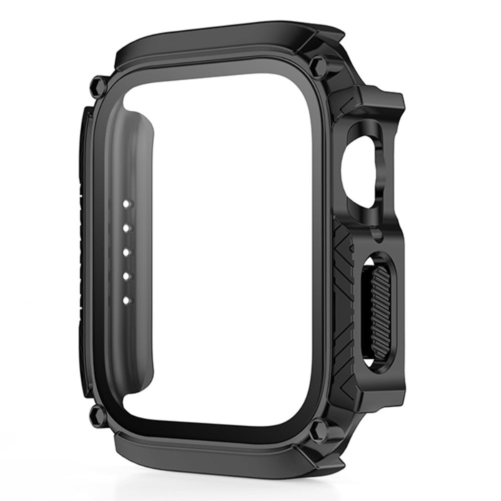 Fed Universal Apple Cover med Skรฆrmbeskytter i Plastik og Hรฆrdet Glas - Sort#serie_1