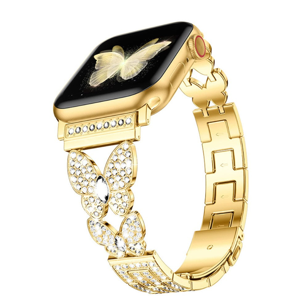 Komfortabel Universal Apple Metal Rem - Guld#serie_2