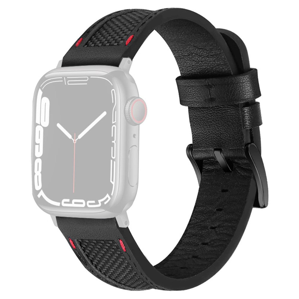 Fortrinligt Universal Apple รgte lรฆder og Nylon Rem - Sort#serie_1