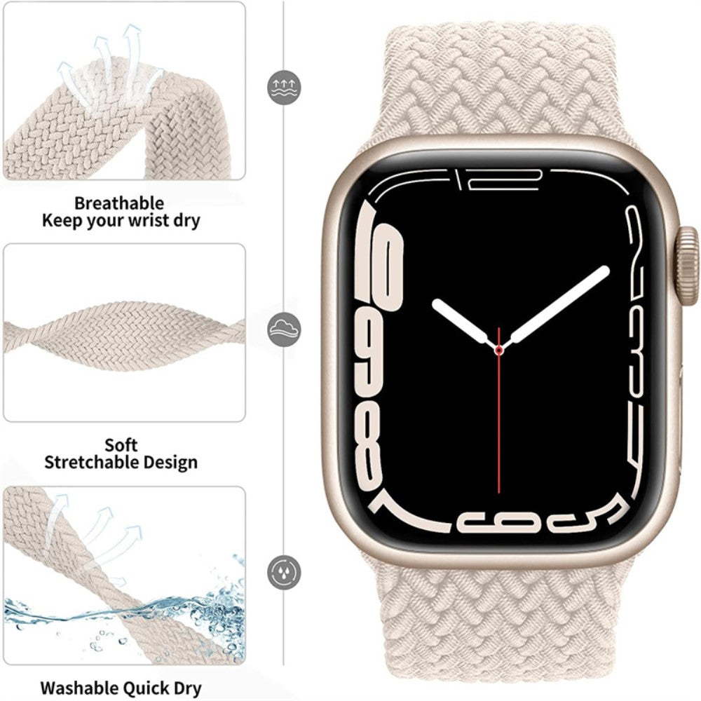 Meget flot Universal Apple Nylon Rem - Størrelse: L - Hvid#serie_11