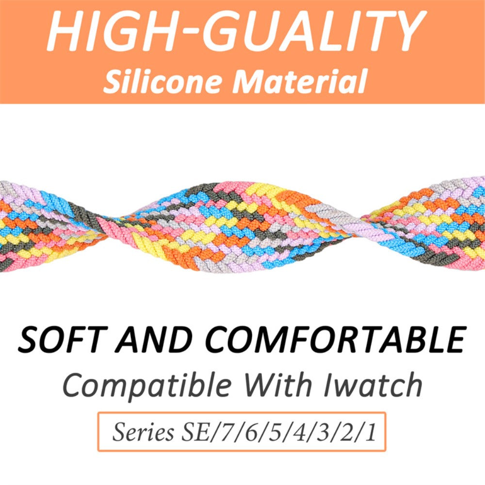 Super hårdfør Universal Apple Nylon Rem - Størrelse: S - Flerfarvet#serie_1