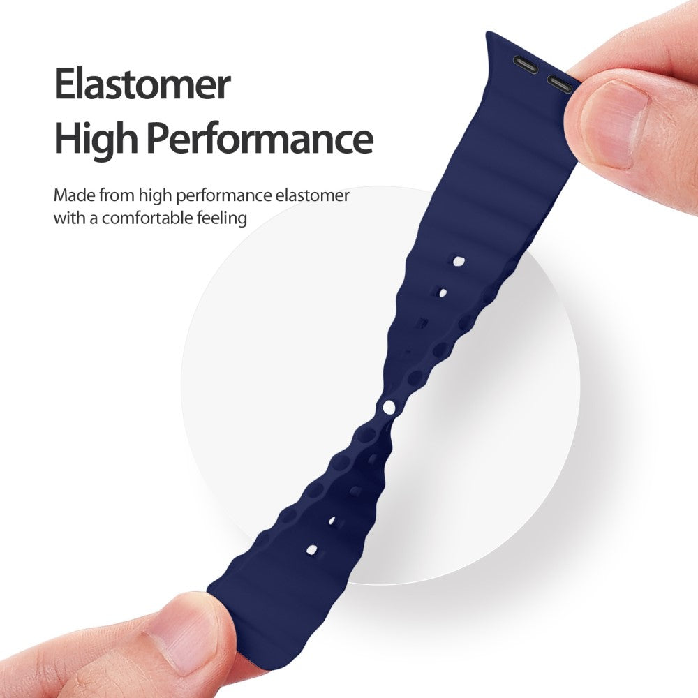 Meget fint Universal Apple Plastik Rem - Blå#serie_4