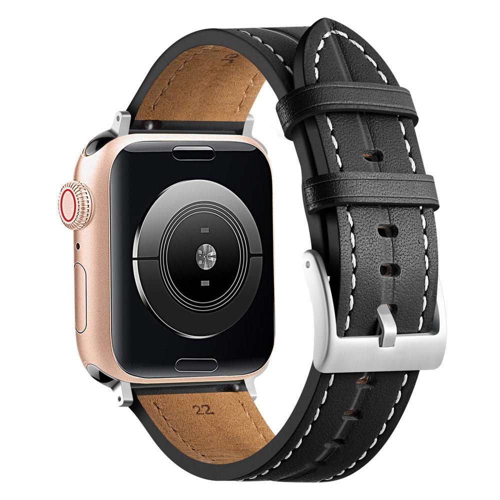 Super nydelig Universal Apple รgte lรฆder Rem - Sort#serie_1