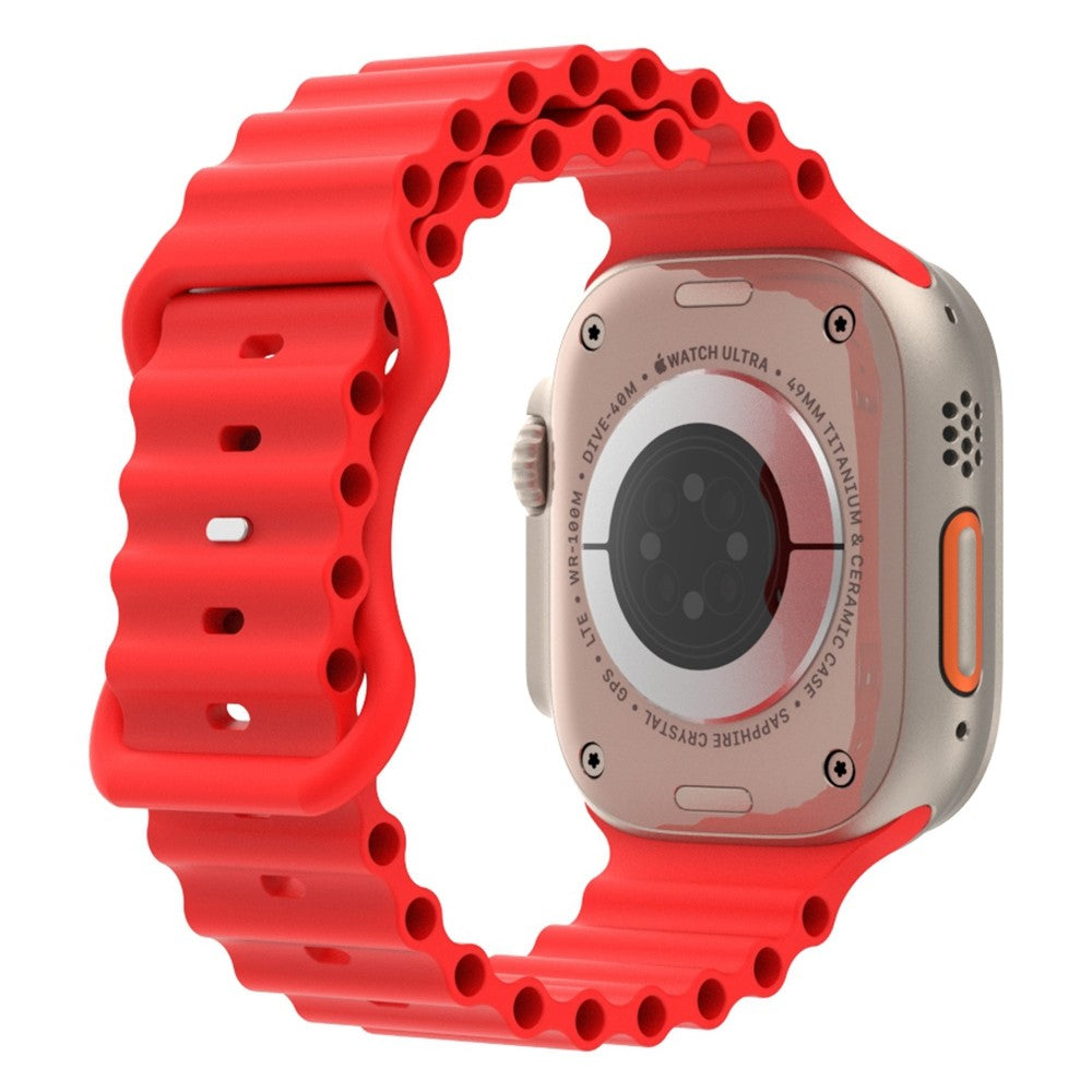 Meget fed Universal Apple Silikone Rem - Rød#serie_6