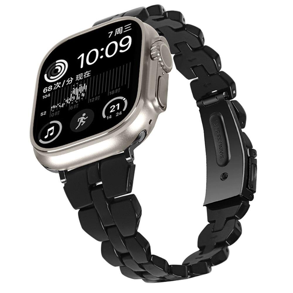 Rigtigt skøn Universal Apple Plastik Rem - Sort#serie_4