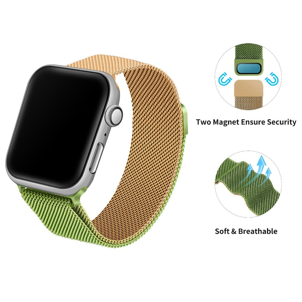 Helt vildt fantastisk Universal Apple Metal Rem - Grøn#serie_3