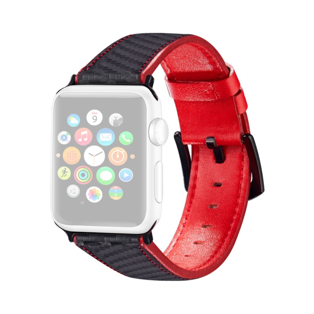 Meget fantastisk Universal Apple รgte lรฆder Rem - Rรธd#serie_1