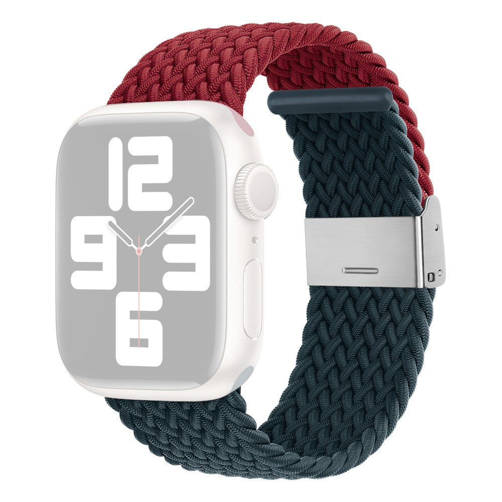 Tidslรธst Nylon Universal Rem passer til Apple Smartwatch - Blรฅ#serie_1