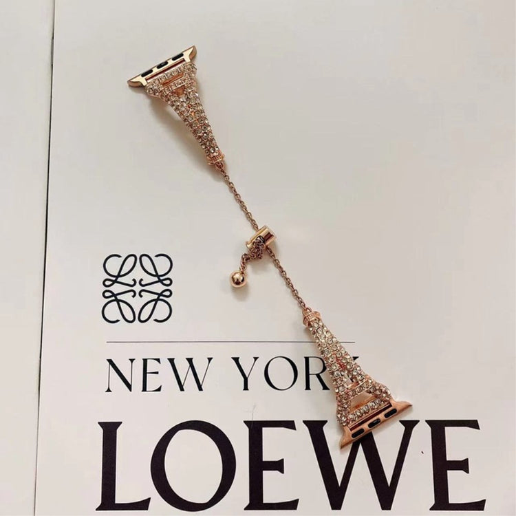 Meget godt Universal Apple Metal og  Rhinsten Urrem - Pink#serie_3