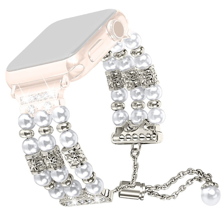 Vildt flot Universal Apple Metal, Plastik og Rhinsten Rem - Sølv#serie_4