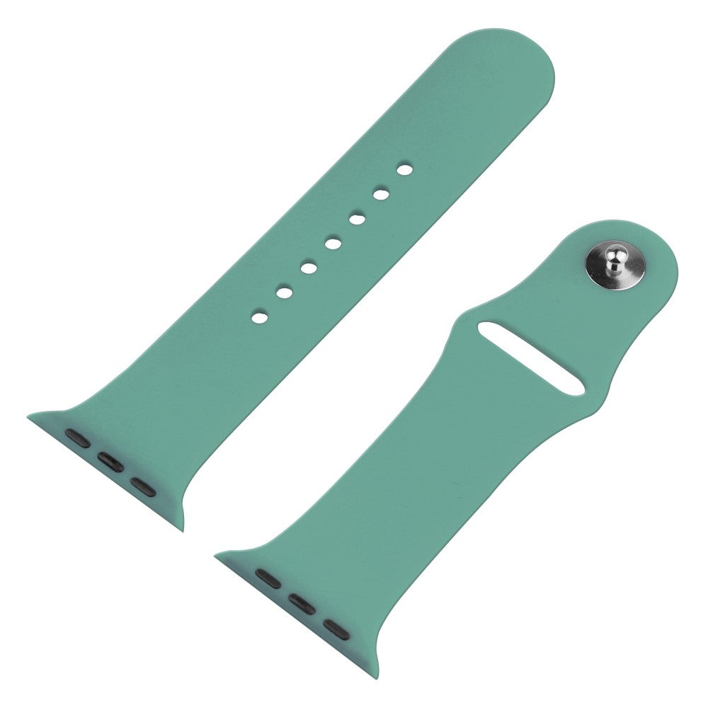 Apple Watch Series 8 (45mm) / Apple Watch Series 7 45mm Plastik Rem med Cover og Hærdet Glas - Grøn#serie_15