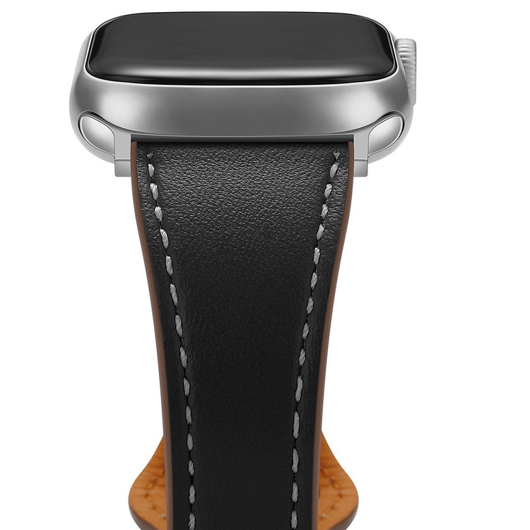 Super fantastisk Universal Apple Ægte læder Rem - Sort#serie_5