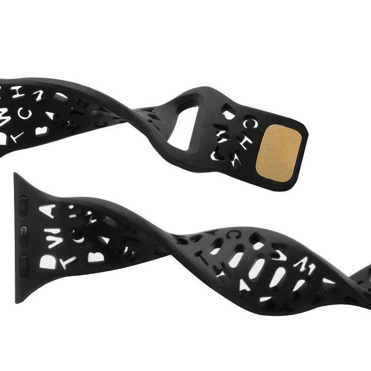 Helt vildt fed Universal Apple Silikone Rem - Sort#serie_1