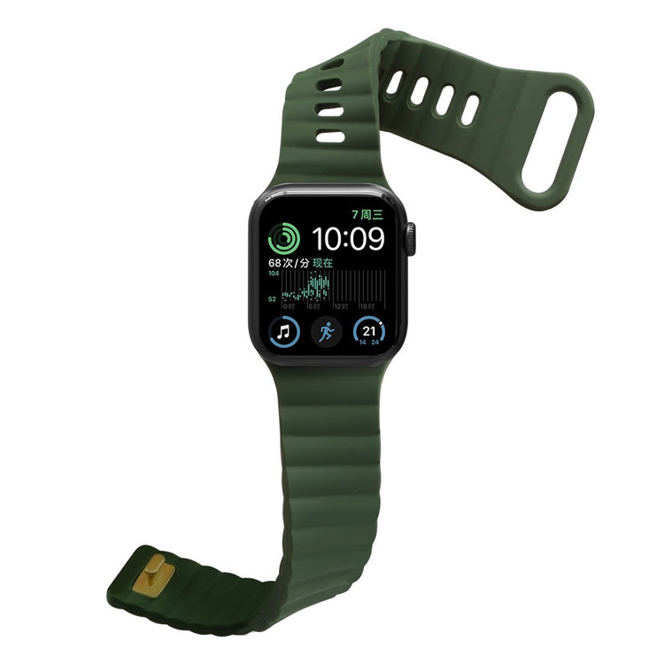 Meget slidstærk Universal Apple Silikone Rem - Grøn#serie_7