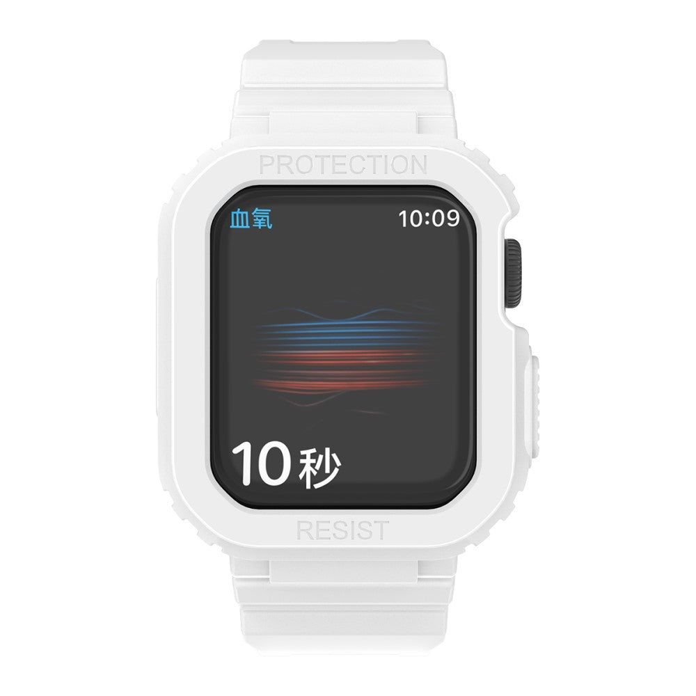 Fremragende Universal Apple Silikone Rem - Hvid#serie_2