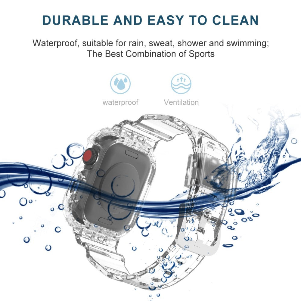 Fremragende Universal Apple Silikone Rem - Gennemsigtig#serie_8