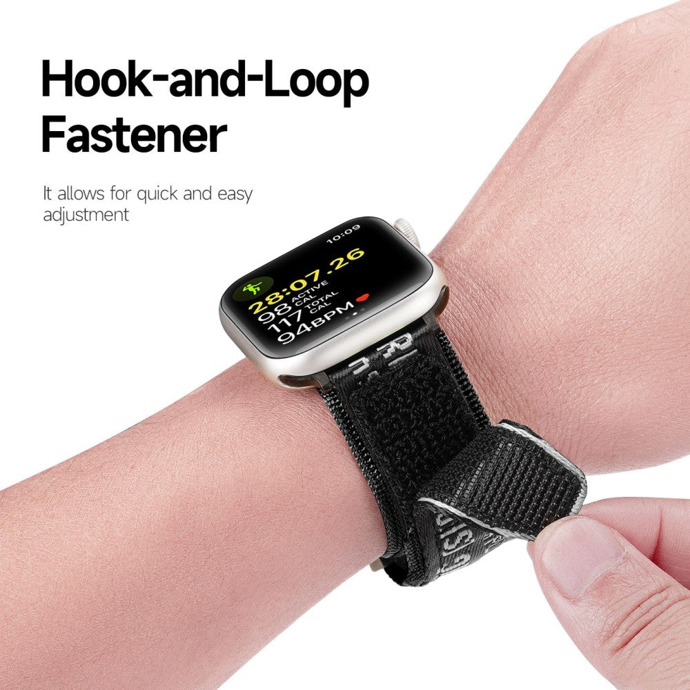 Vildt godt Universal Apple Nylon Rem - Sort#serie_3