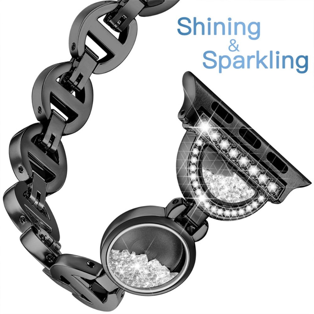 Helt vildt nydelig Universal Apple Metal Rem - Sort#serie_1