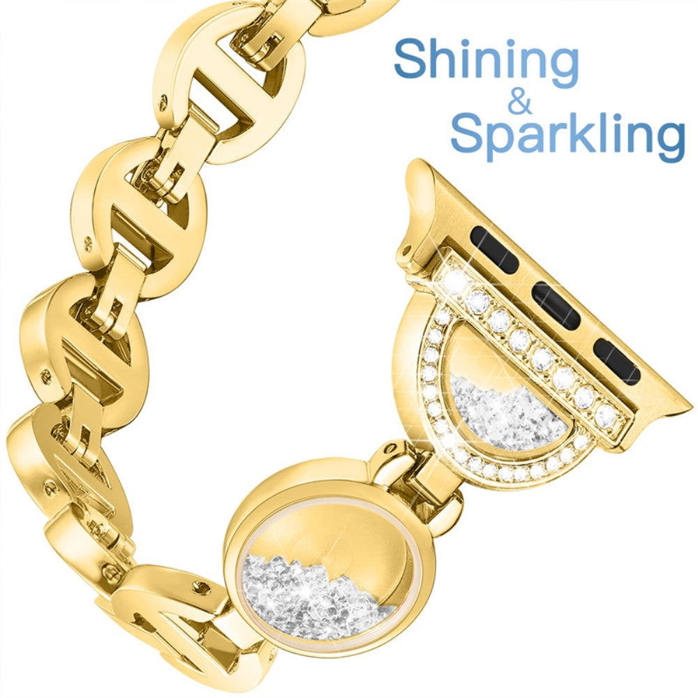 Helt vildt nydelig Universal Apple Metal Rem - Guld#serie_2