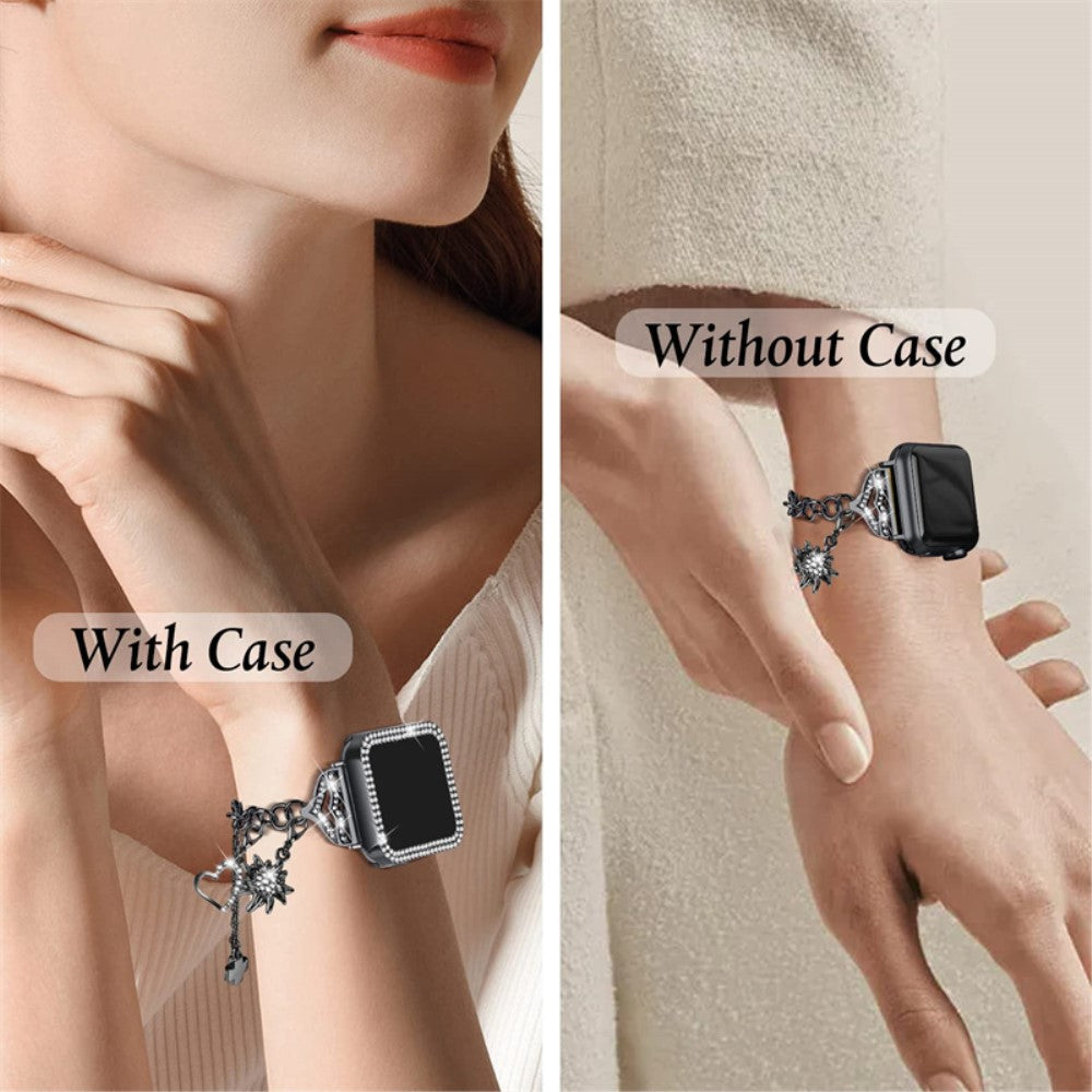 Apple Watch Series 8 (45mm) / Apple Watch Series 7 45mm Metal Rem - Sort#serie_1