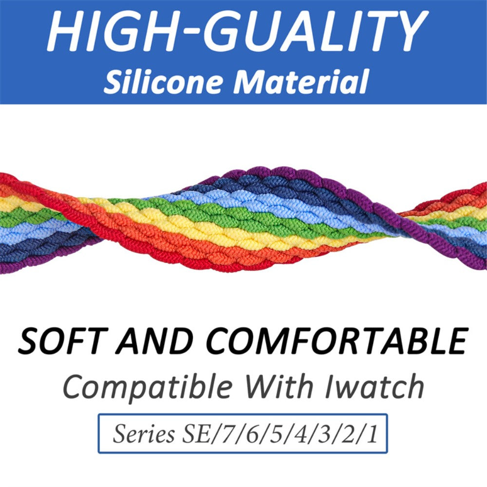 Vildt sejt Universal Apple Nylon Rem - Størrelse: L - Flerfarvet#serie_2