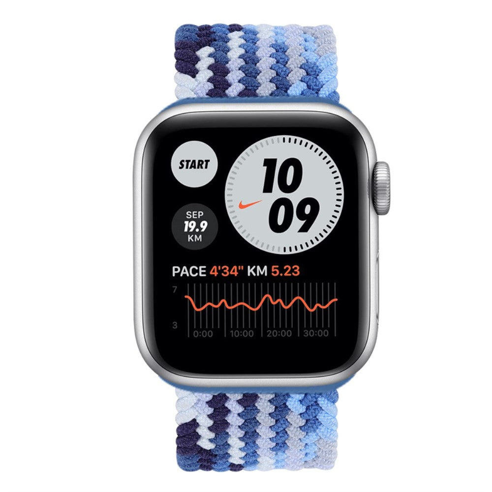 Mega skøn Universal Apple Nylon Rem - Størrelse: M - Blå#serie_11