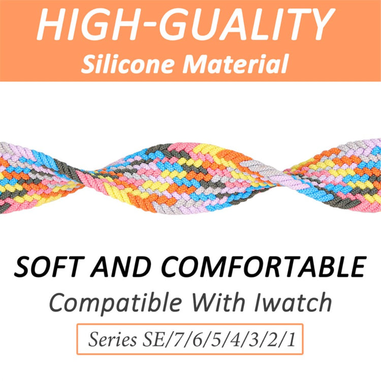 Mega skøn Universal Apple Nylon Rem - Størrelse: M - Flerfarvet#serie_2