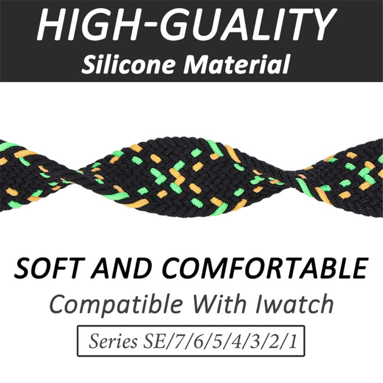 Mega skøn Universal Apple Nylon Rem - Størrelse: M - Grøn#serie_6