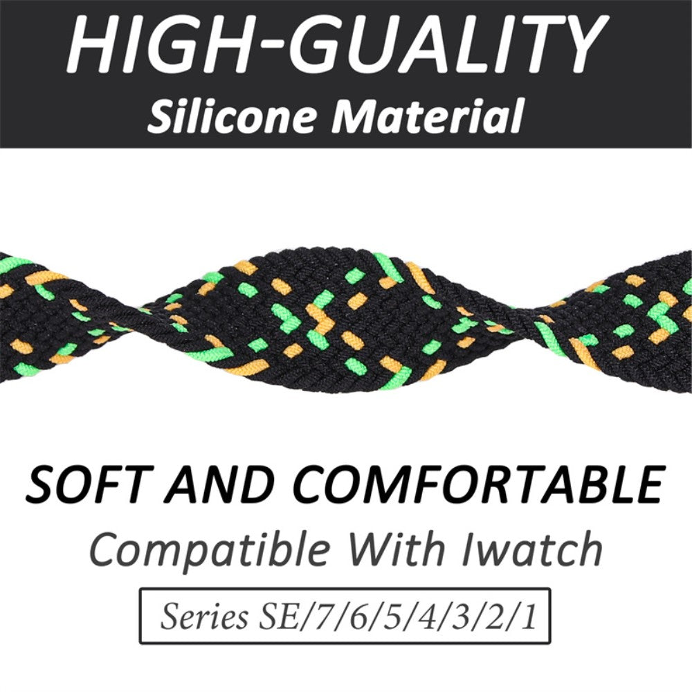 Mega skøn Universal Apple Nylon Rem - Størrelse: M - Grøn#serie_6