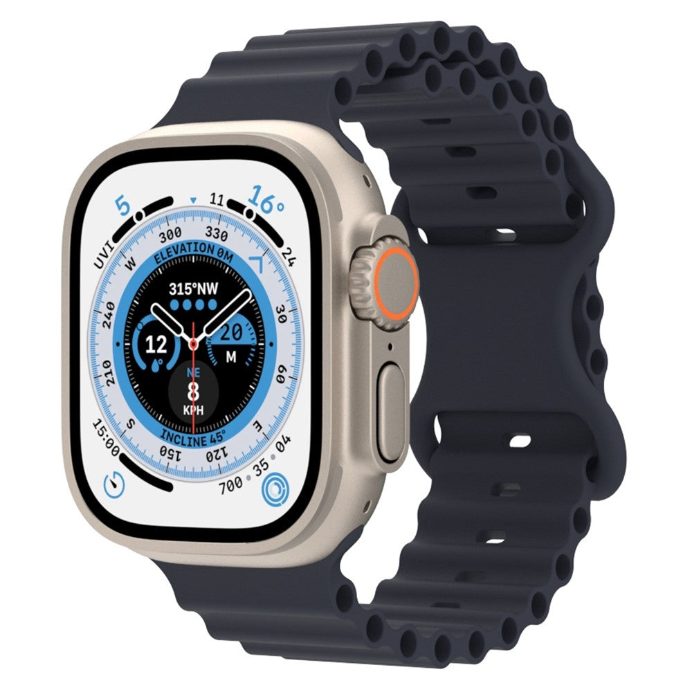 Mega holdbart Universal Apple Silikone Rem - Sort#serie_12