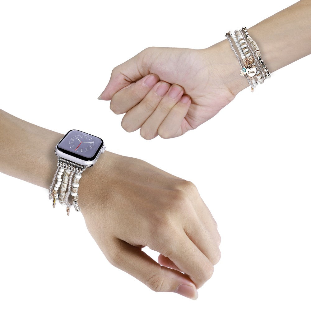 Helt vildt cool Universal Apple Plastik Rem - Hvid#serie_2