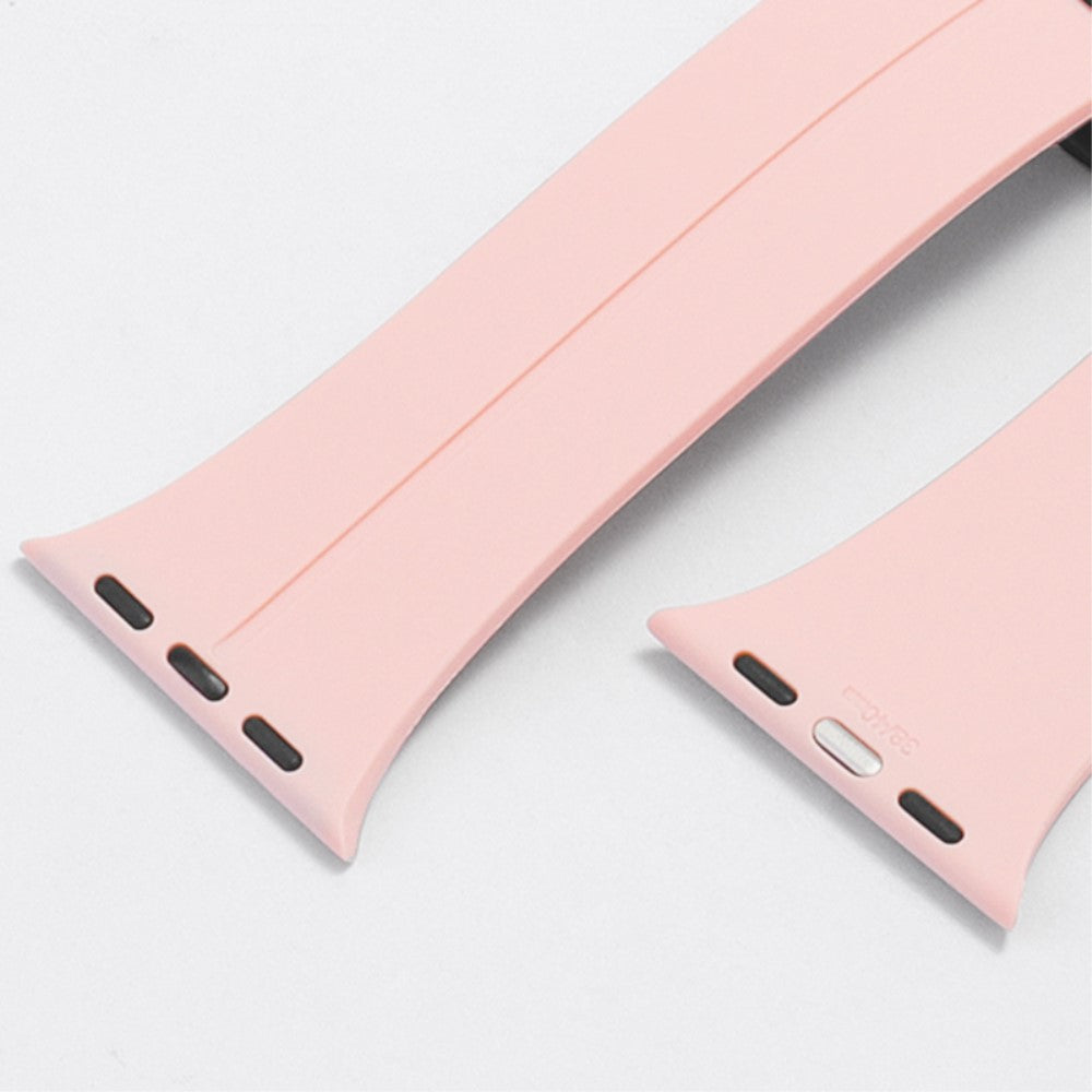 Rigtigt kønt Universal Apple Silikone Rem - Pink#serie_11