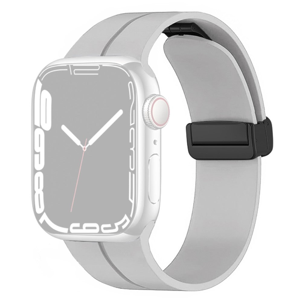 Helt vildt skøn Universal Apple Silikone Rem - Sølv#serie_14