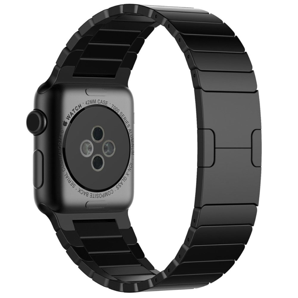 Kรธnt Metal Universal Rem passer til Apple Smartwatch - Sort#serie_1