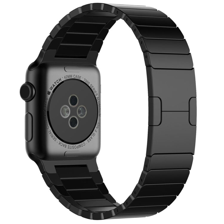 Kønt Metal Universal Rem passer til Apple Smartwatch - Sort#serie_1