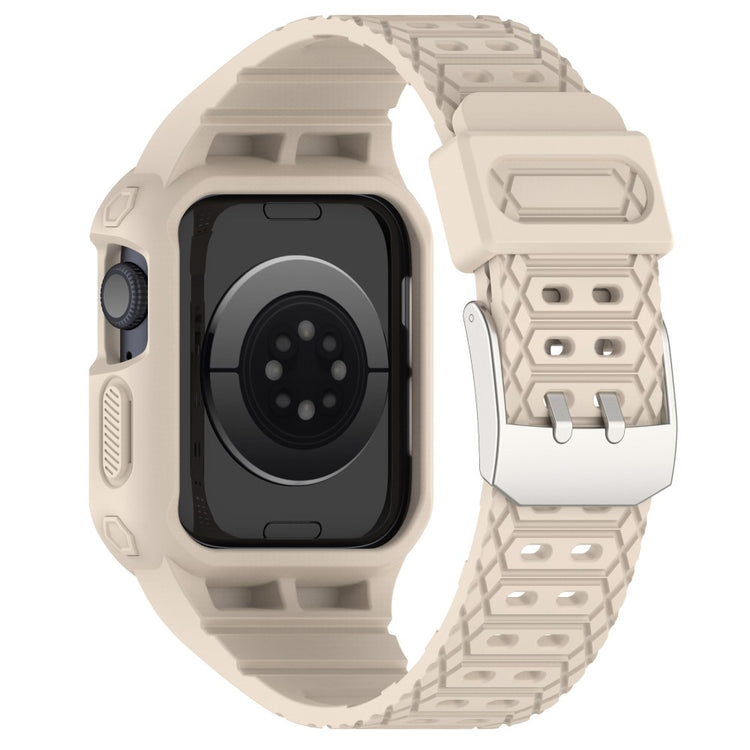 Meget Komfortabel Plastik Universal Rem passer til Apple Smartwatch - Hvid#serie_8