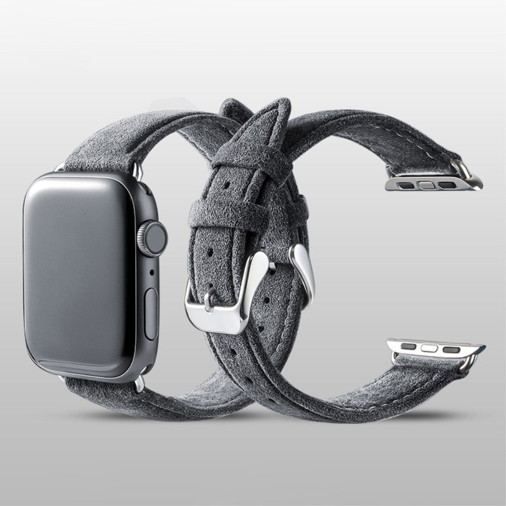 Rigtigt Cool Kunstlæder Universal Rem passer til Apple Smartwatch - Blå#serie_2