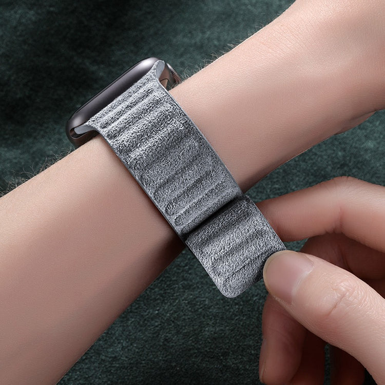 Rigtigt Elegant Kunstlæder Universal Rem passer til Apple Smartwatch - Grøn#serie_3