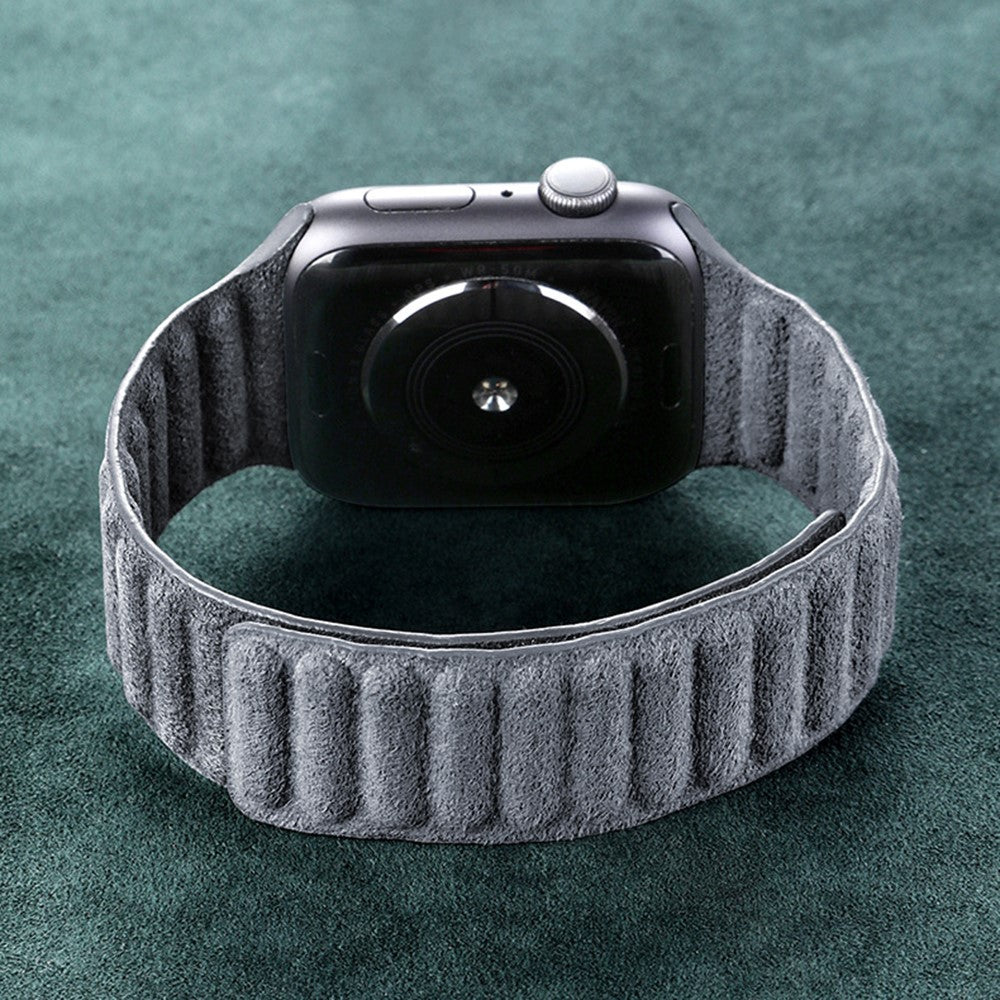 Rigtigt Elegant Kunstlæder Universal Rem passer til Apple Smartwatch - Blå#serie_4