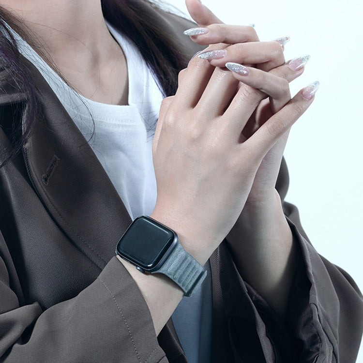 Rigtigt Elegant Kunstlæder Universal Rem passer til Apple Smartwatch - Pink#serie_5