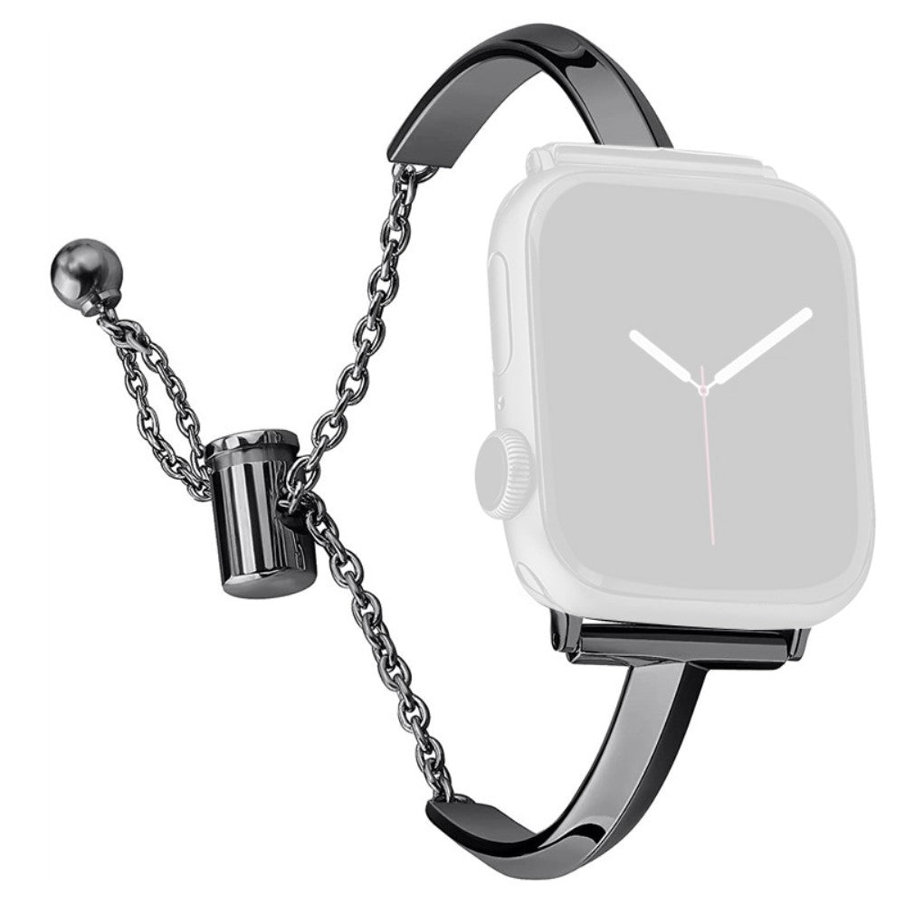 Helt Vildt Kรธnt Metal Universal Rem passer til Apple Smartwatch - Sort#serie_1