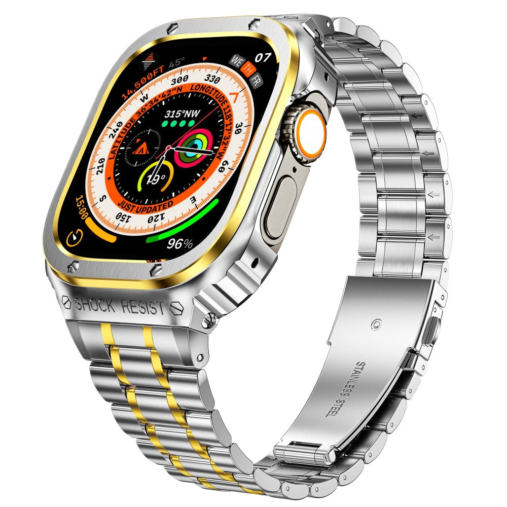 Helt Vildt Fint Metal Universal Rem passer til Apple Smartwatch - Sรธlv#serie_1