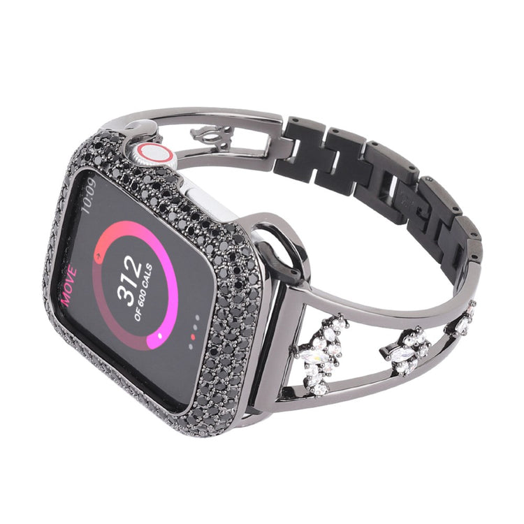 Meget Elegant Metal Universal Rem passer til Apple Smartwatch - Sort#serie_1