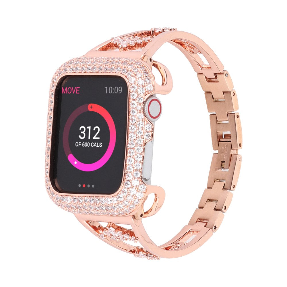 Meget Elegant Metal Universal Rem passer til Apple Smartwatch - Pink#serie_2