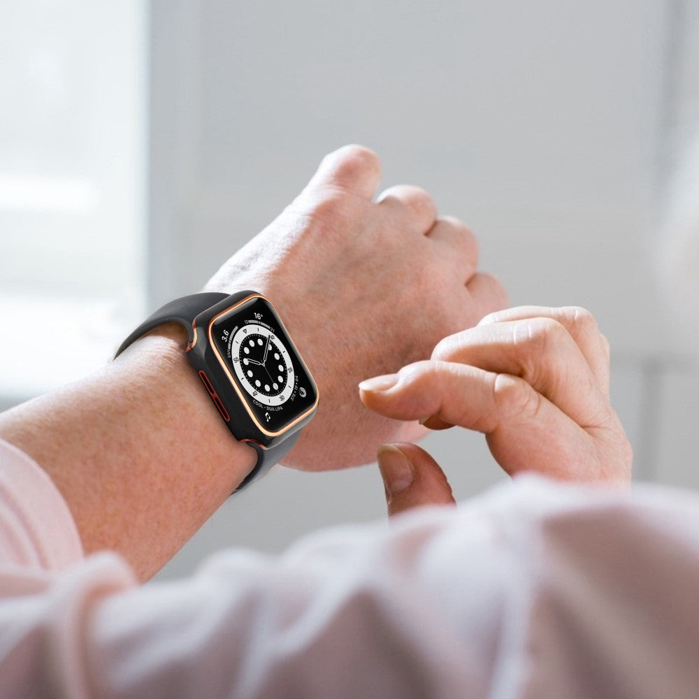 Vildt Flot Universal Apple Cover med Skærmbeskytter i Plastik og Hærdet Glas - Sort#serie_2